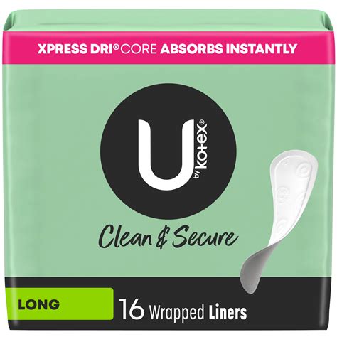 panty liners u kotex|panty liners long length kotex.